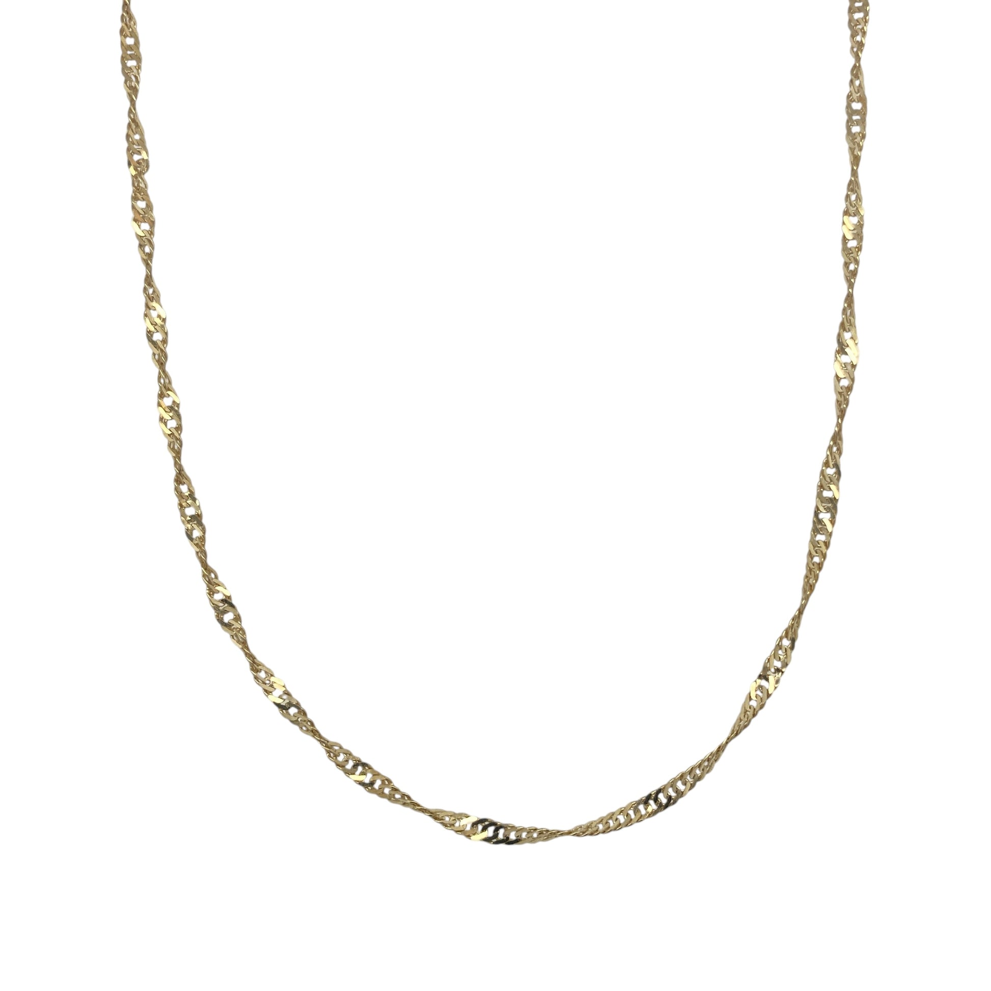 9ct Gold 24" Singapore Chain