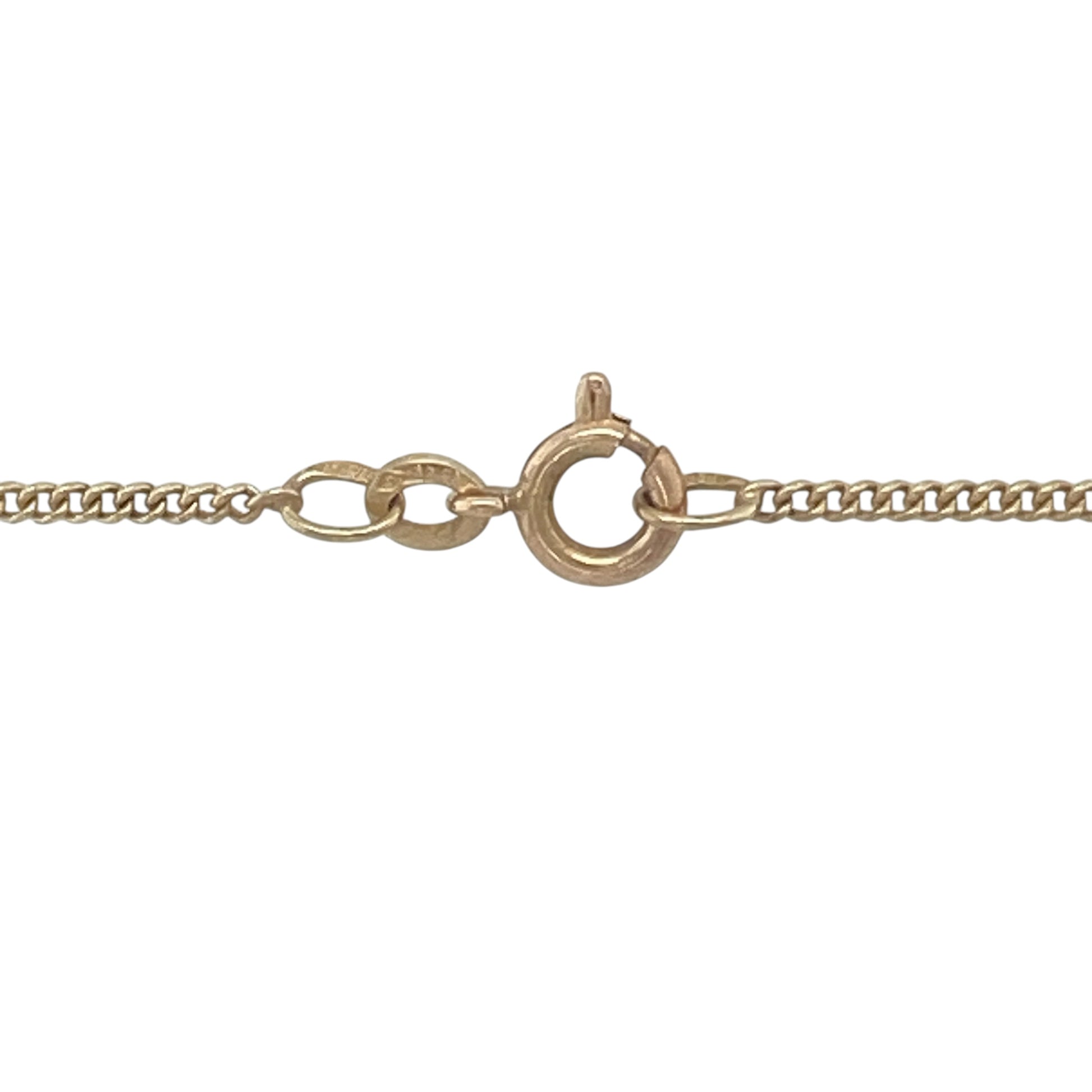 Delicate, elegant, and effortlessly versatile, this pre-owned 9ct yellow gold curb chain is a timeless jewellery essential. Its fine profile and longer length make it perfect for layering, wearing alone, or pairing with a cherished pendant.

Design: The chain features the classic curb link pattern, with closely interlocking flattened links that create a smooth and refined appearance. The timeless design offers understated elegance suitable for both everyday wear and special occasions.