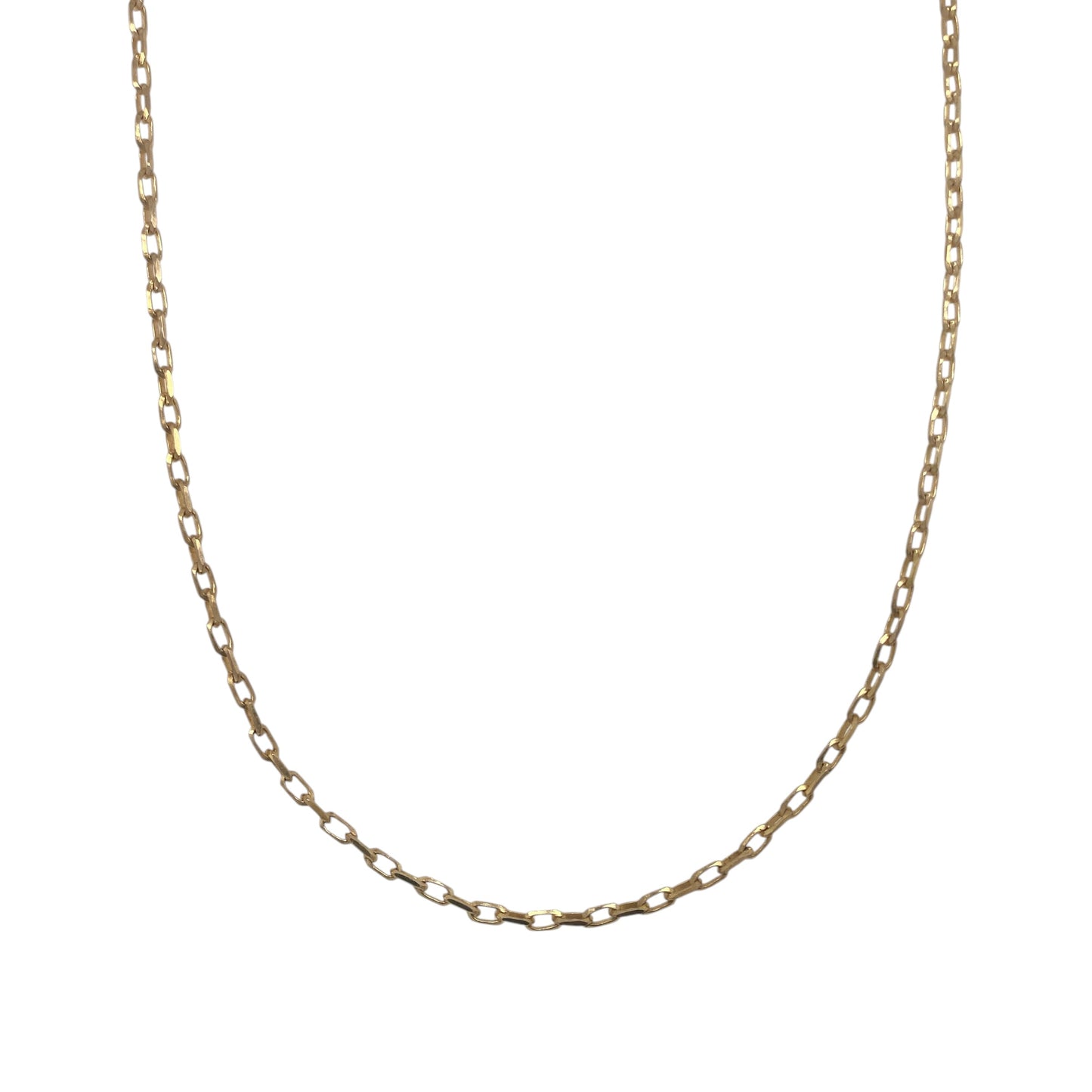 9ct Gold 24" Faceted Belcher Chain