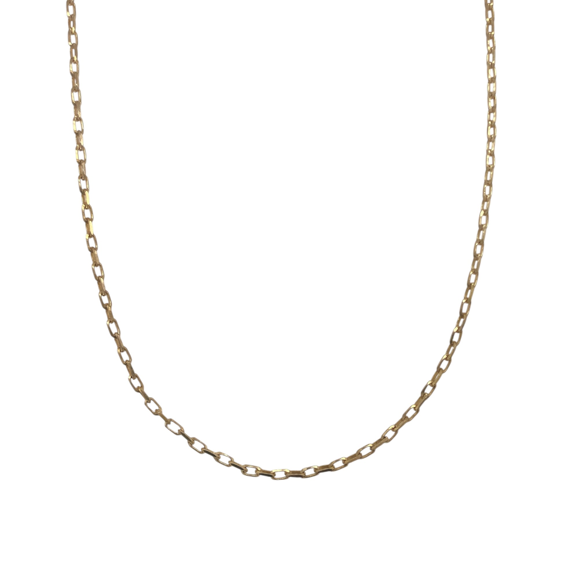 9ct Gold 24" Faceted Belcher Chain