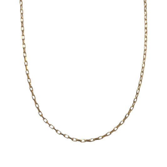 9ct Gold 24" Faceted Belcher Chain