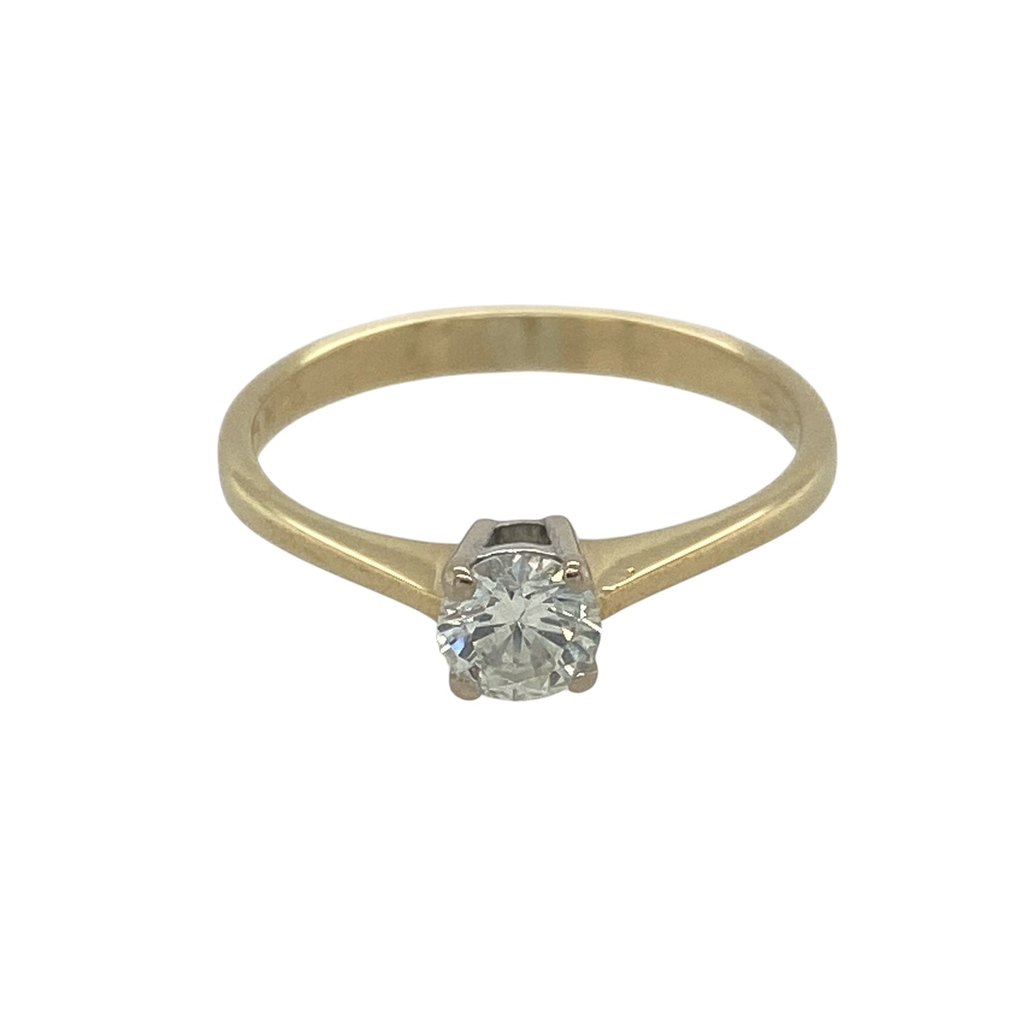 18ct Gold & Diamond Solitaire Ring