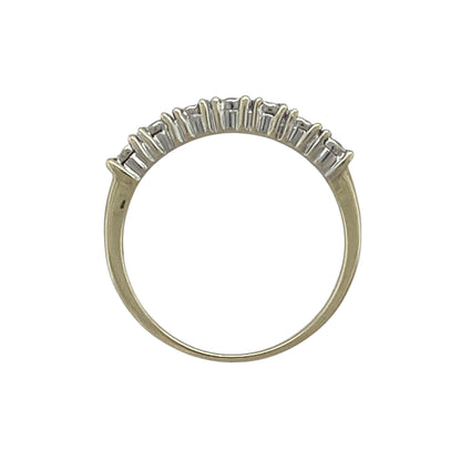 9ct Gold & Diamond Band Ring