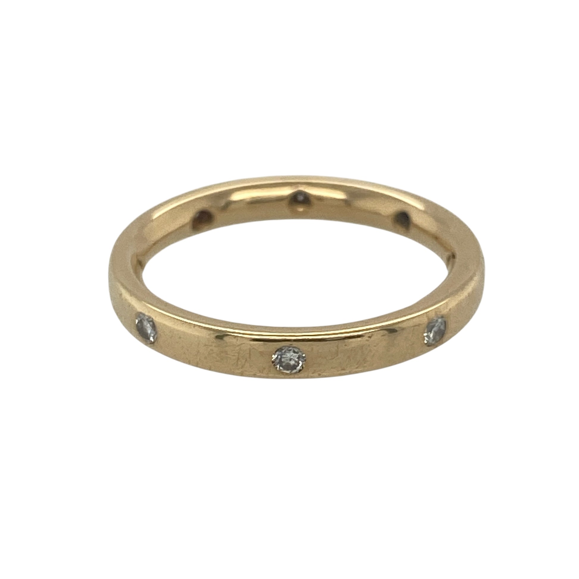 18ct Gold & Diamond Band Ring