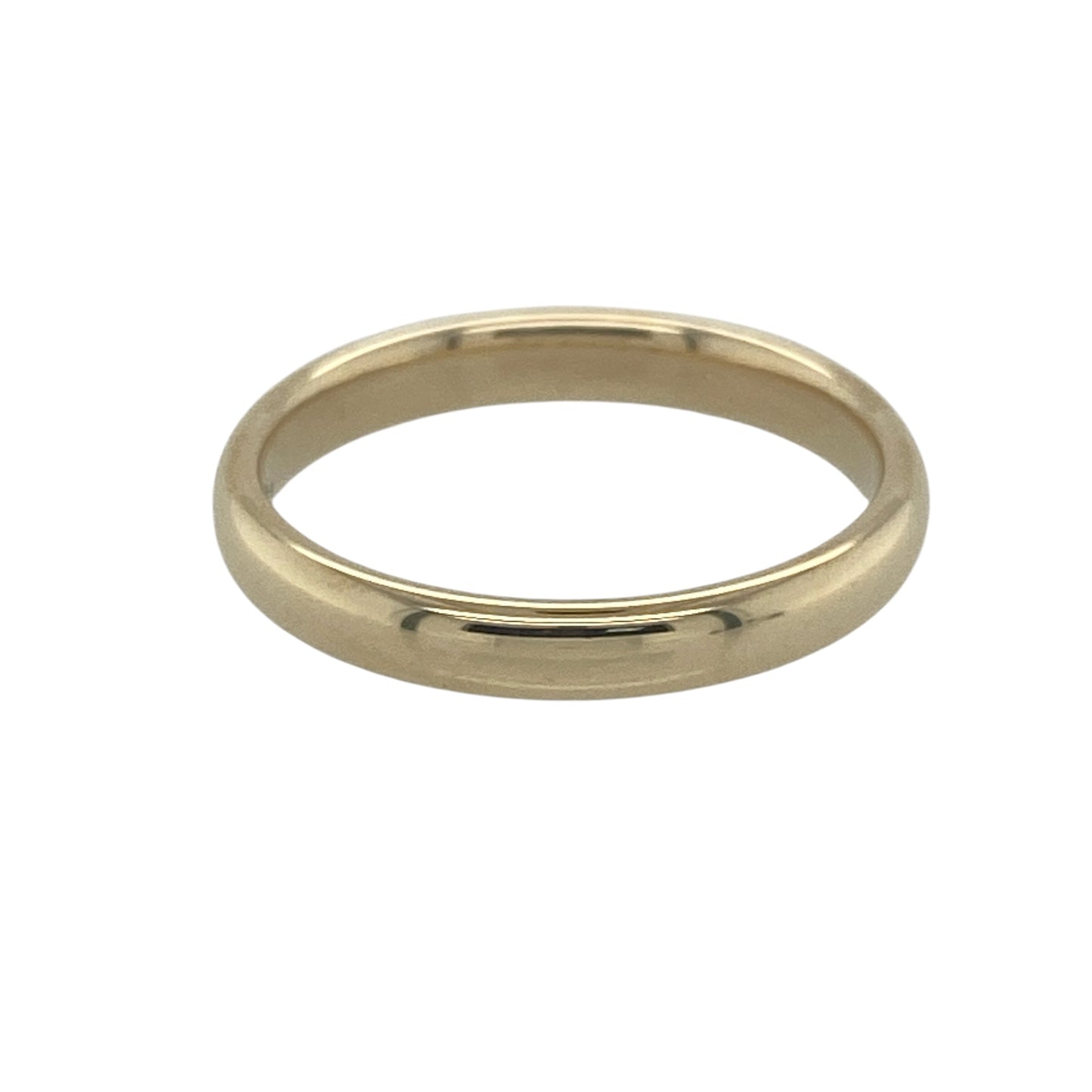 9ct Gold 3mm Wedding Band Ring