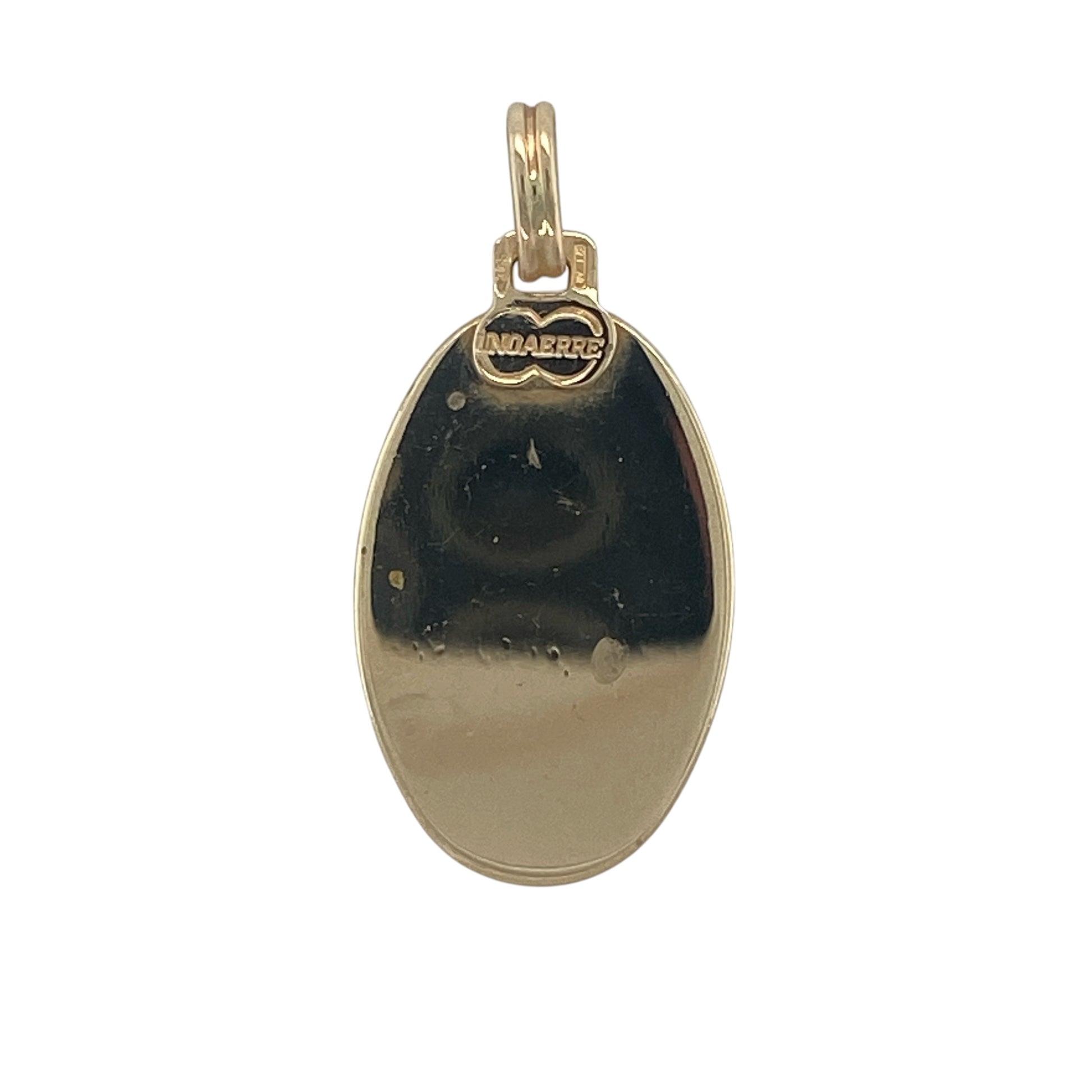 A timeless symbol of faith and protection, this pre-owned 9ct yellow gold oval St Christopher pendant is a meaningful piece of jewellery with enduring appeal. Beautifully crafted in warm yellow gold, it is ideal for everyday wear or as a thoughtful gift for someone embarking on a new journey.

Design: The pendant features the classic oval St Christopher design, depicting the patron saint of travellers. Its traditional styling and polished finish make it a timeless piece suitable for all ages.