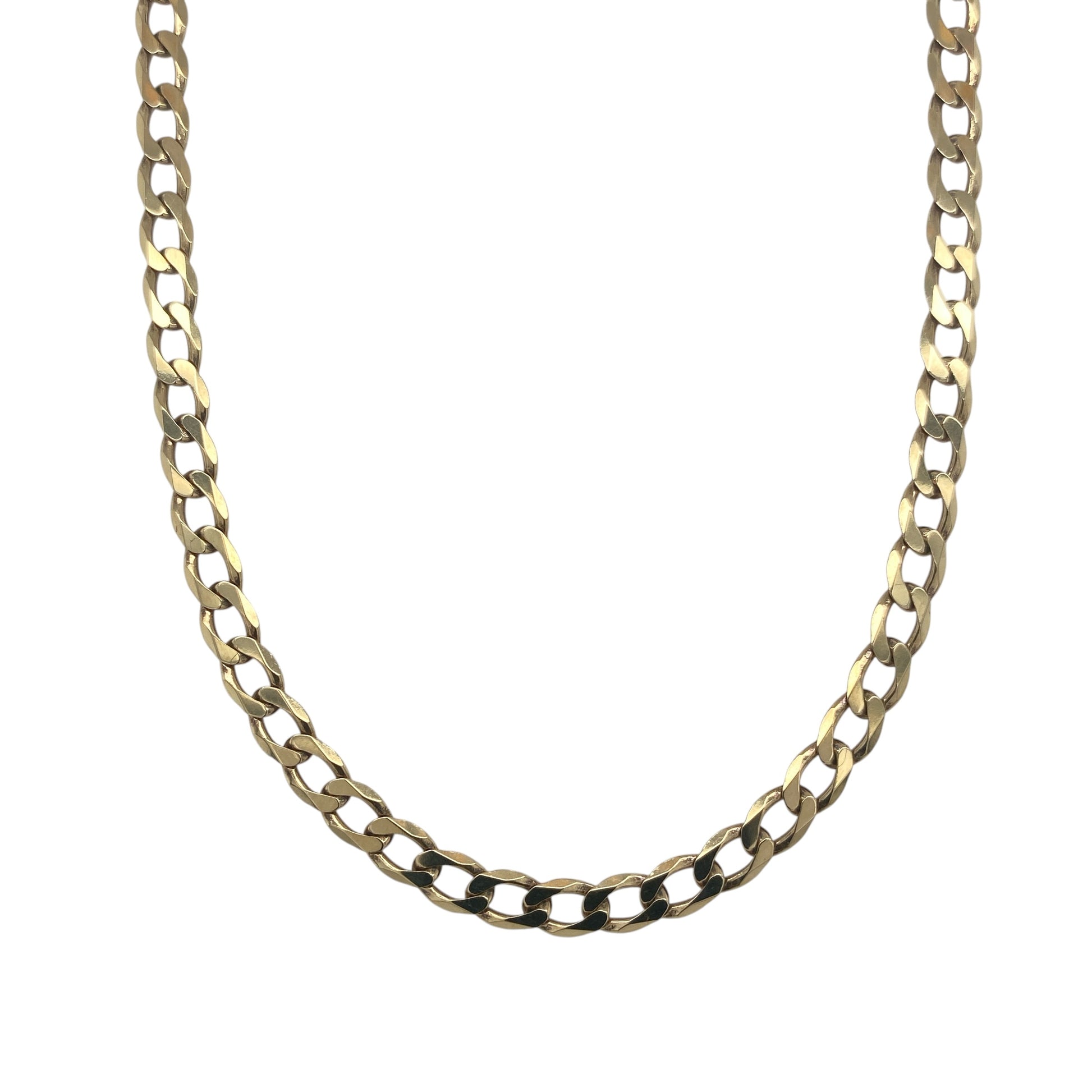 9ct Gold 16" Curb Chain