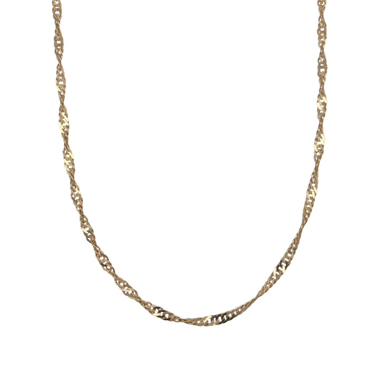 9ct Gold 18" Singapore Chain
