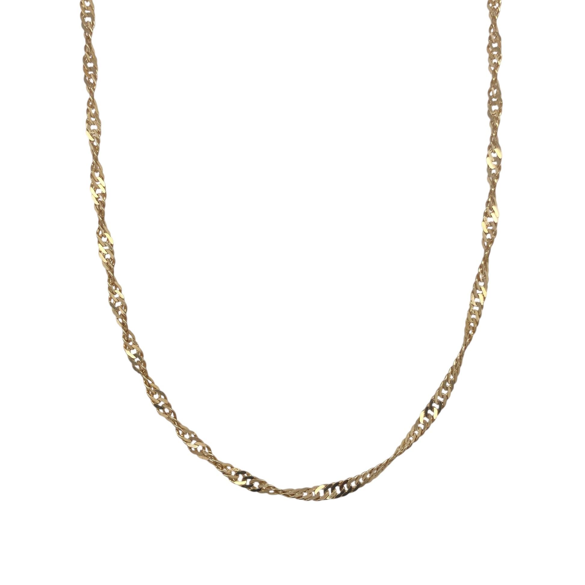 9ct Gold 18" Singapore Chain