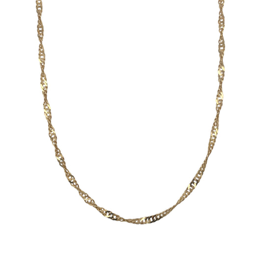 9ct Gold 18" Singapore Chain