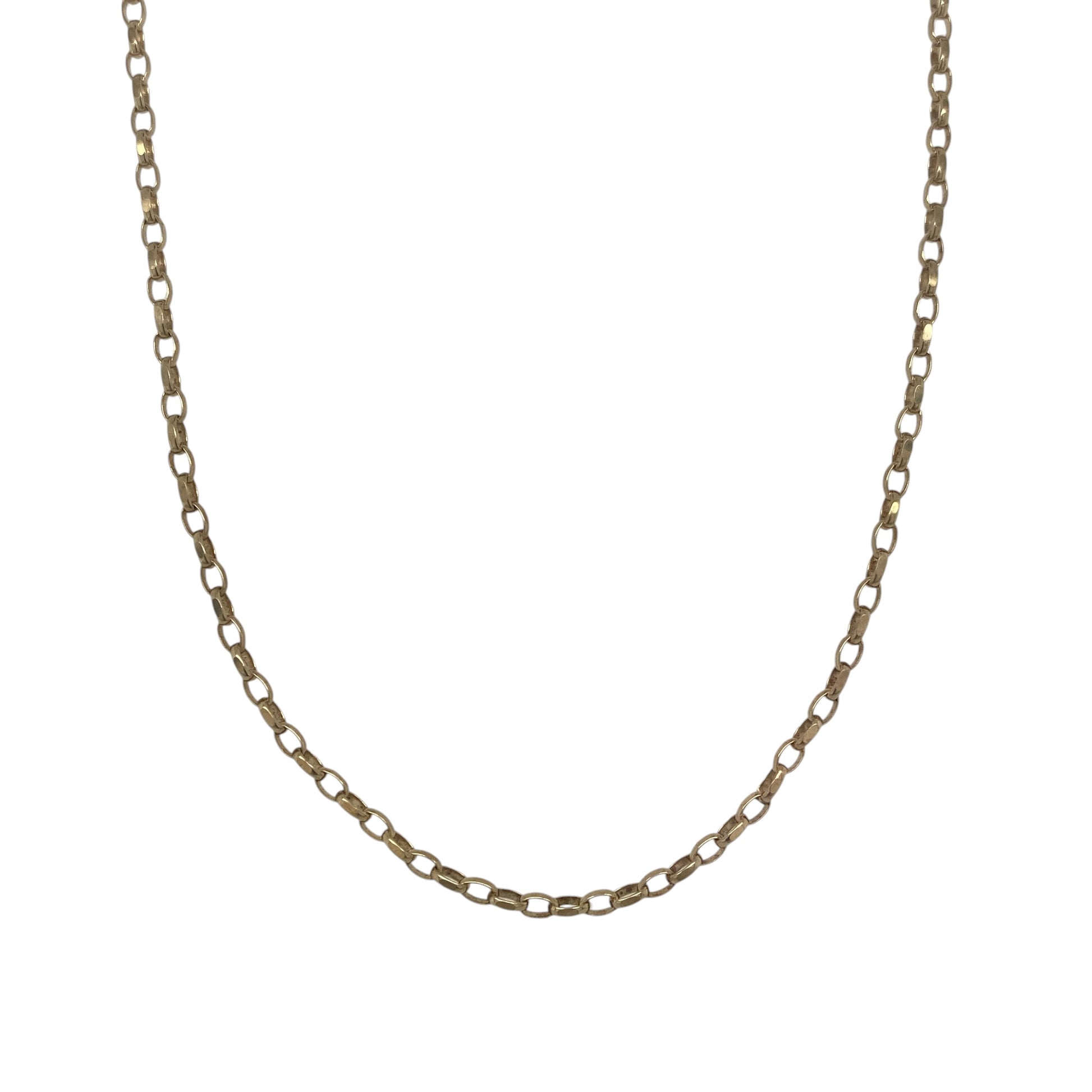 9ct Gold 19" Belcher Chain