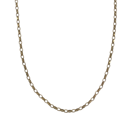 9ct Gold 19" Belcher Chain