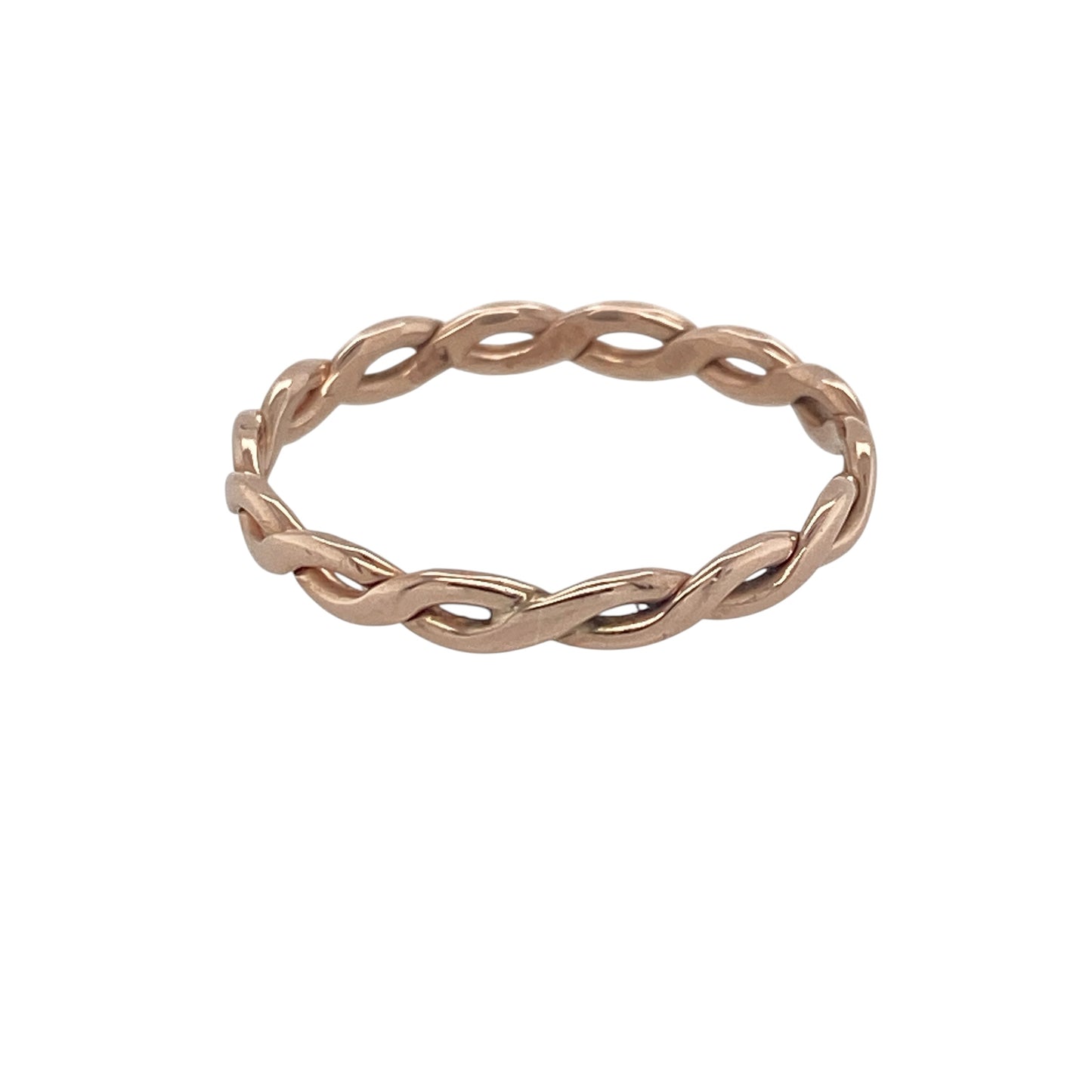 9ct Welsh Gold Twisted Band Ring
