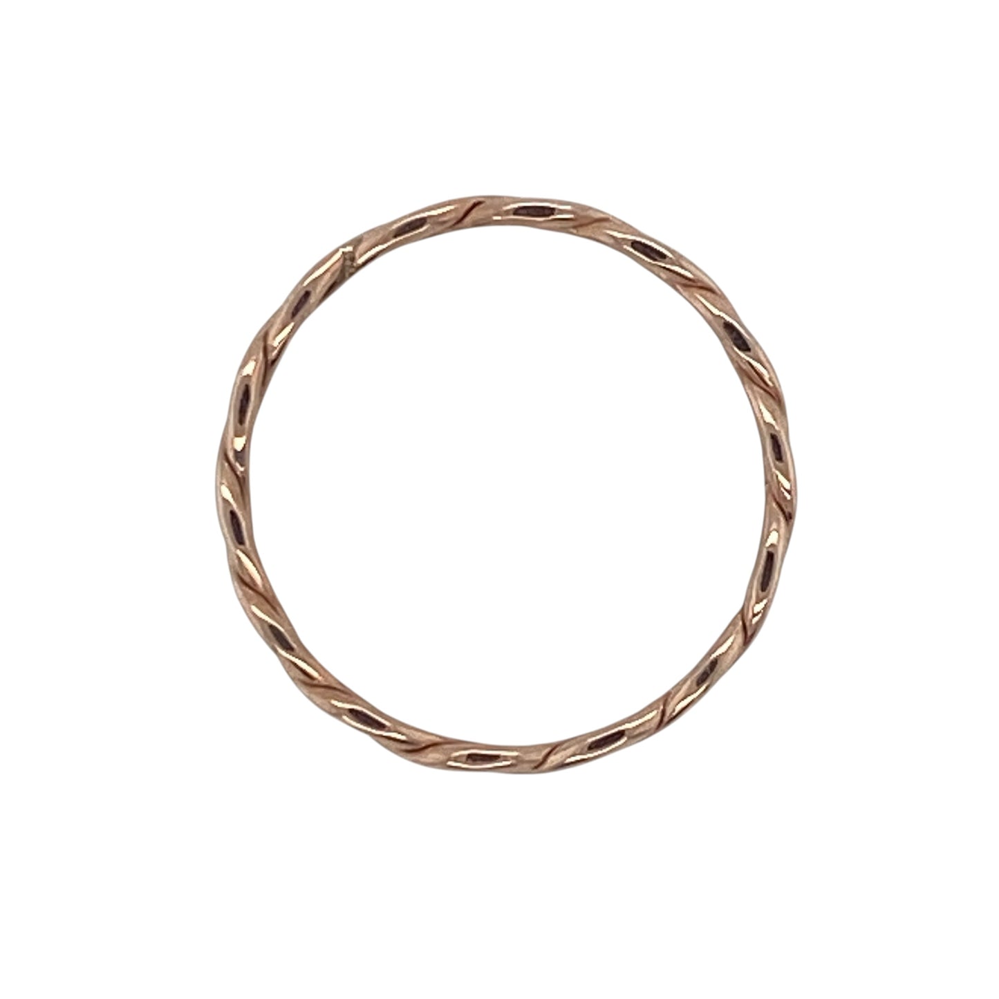 9ct Welsh Gold Twisted Band Ring