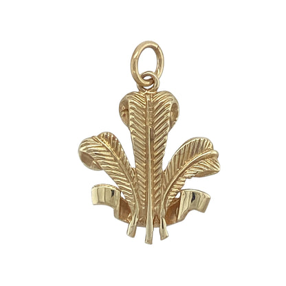 Celebrate Welsh heritage with this beautifully crafted pre-owned 9ct yellow gold Welsh Three Feathers pendant. Featuring one of Wales' most iconic emblems, this timeless pendant is a meaningful piece that symbolises pride, tradition, and heritage.

Design: The pendant showcases the renowned Welsh Three Feathers emblem, a classic and instantly recognisable symbol associated with Welsh history and identity. Its elegant design makes it suitable for everyday wear while carrying deep cultural significance.