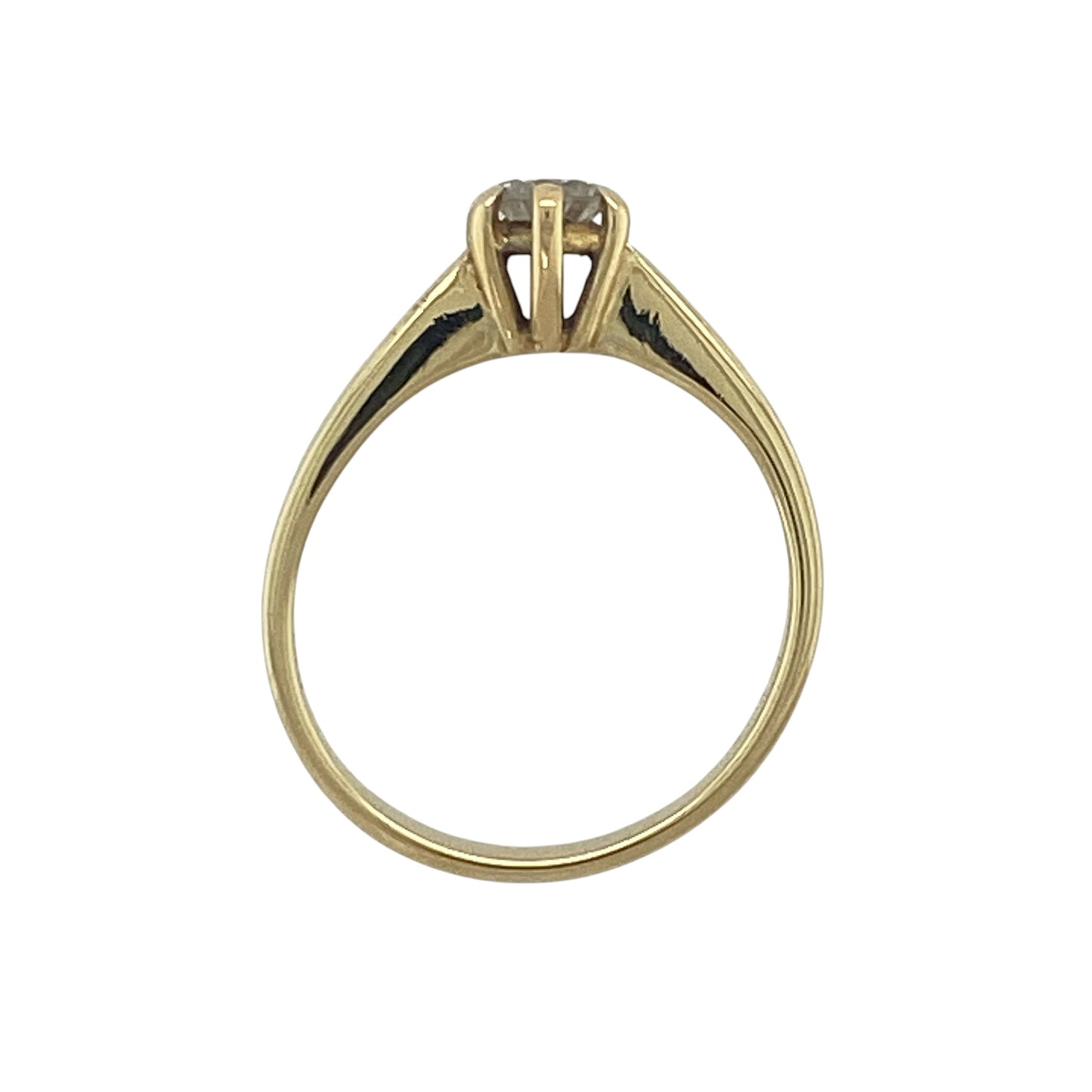 18ct Gold & Diamond Solitaire Ring