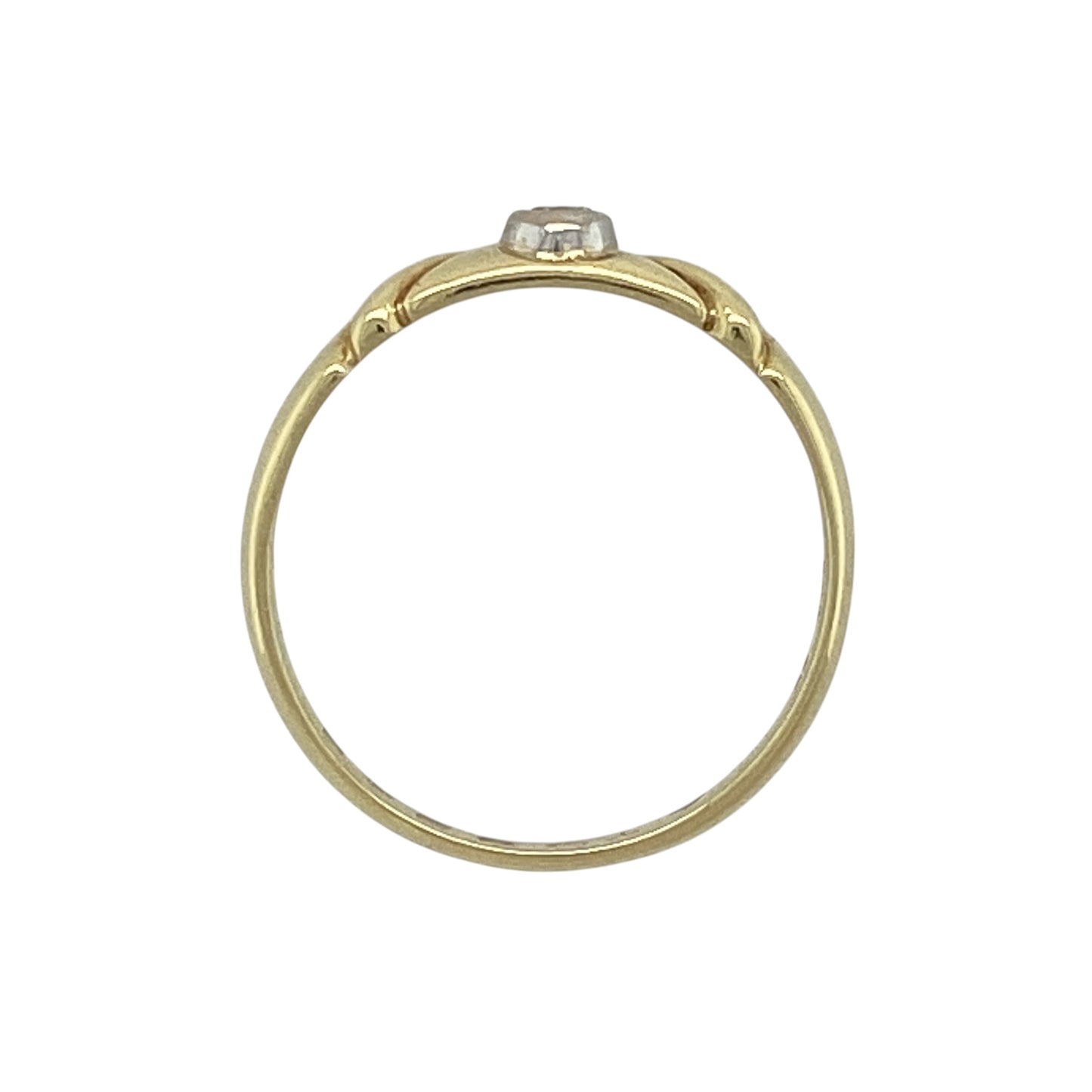 18ct Gold & Diamond Solitaire Ring