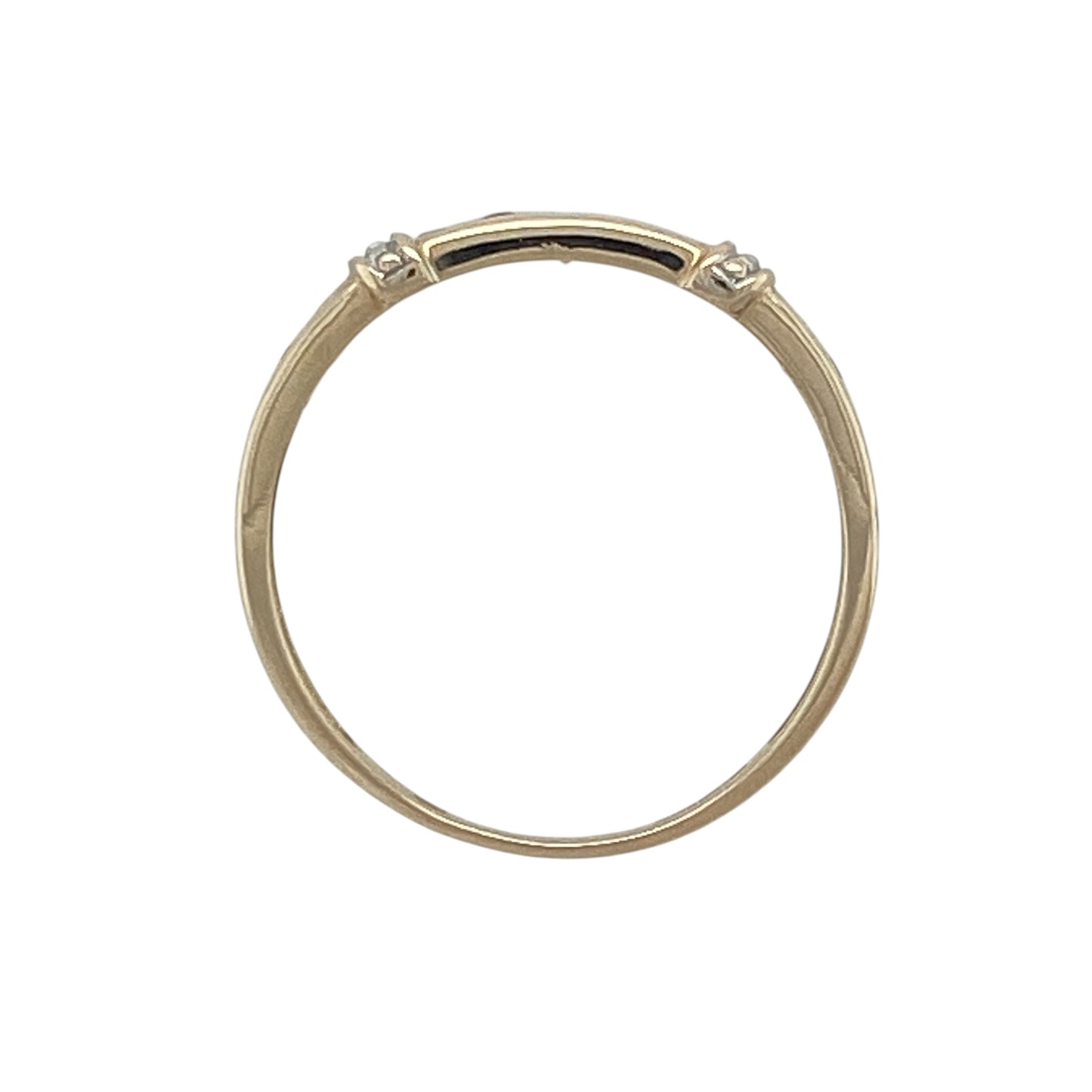 9ct Gold & Ruby Band Ring