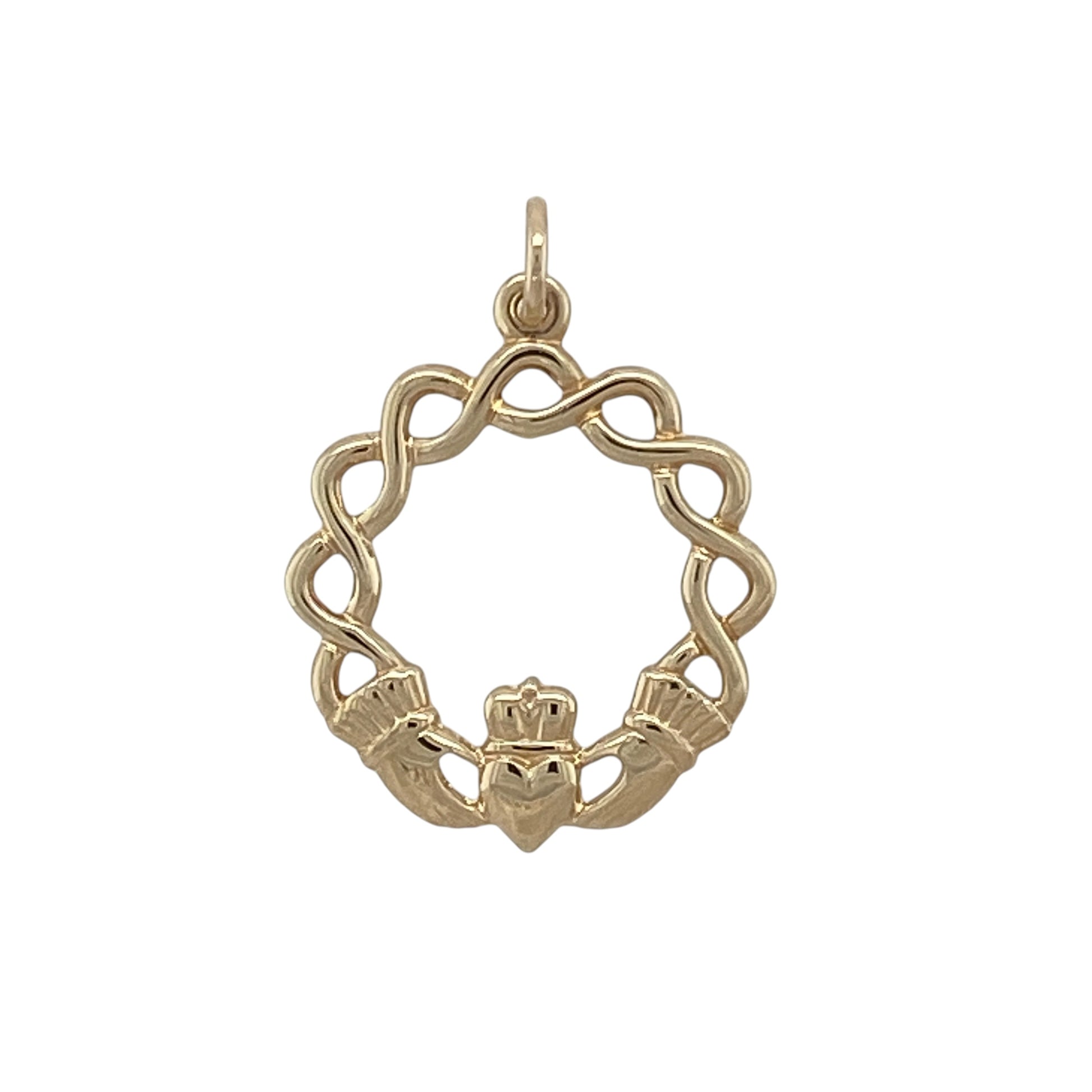 14ct Gold Claddagh Pendant