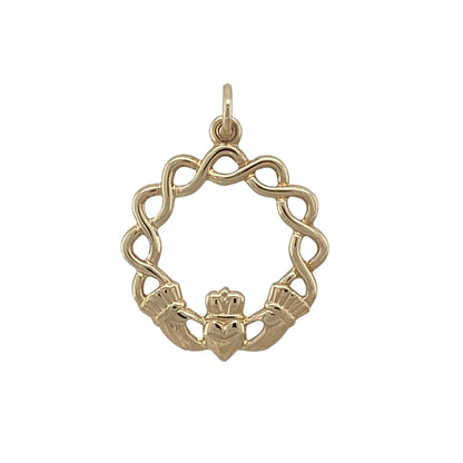 14ct Gold Claddagh Pendant