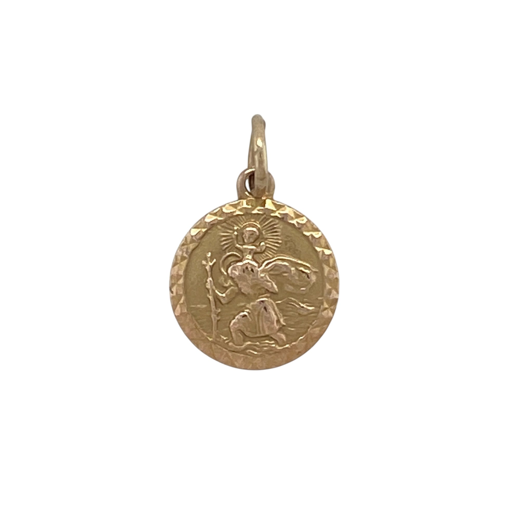 9ct Gold St Christopher Pendant