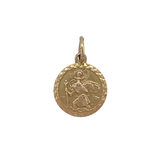 9ct Gold St Christopher Pendant