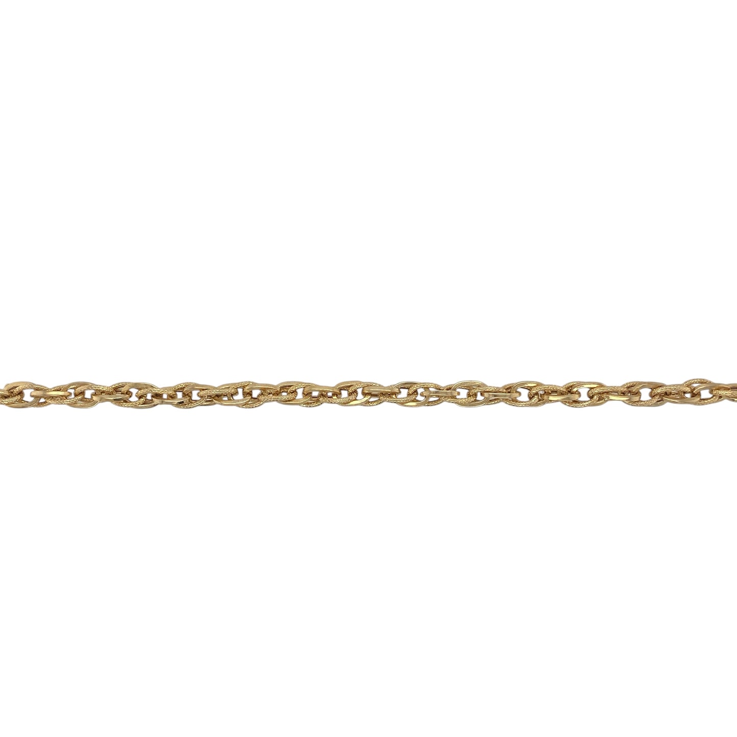 9ct Gold 7.5" Prince of Wales Bracelet