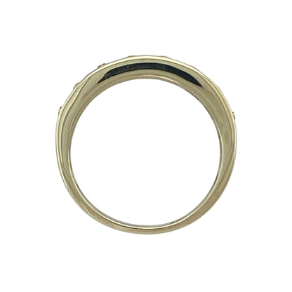 9ct Gold & Diamond Band Ring