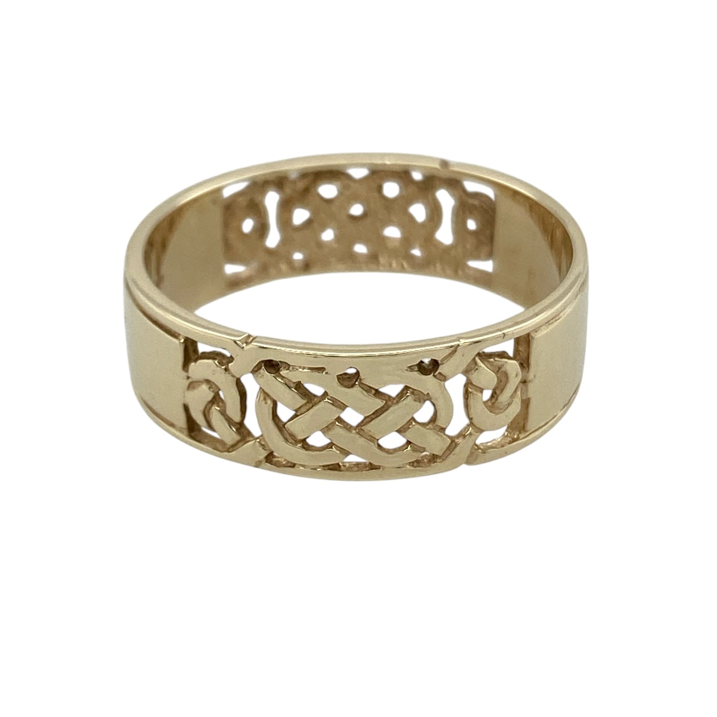 9ct Gold Open Celtic Band Ring