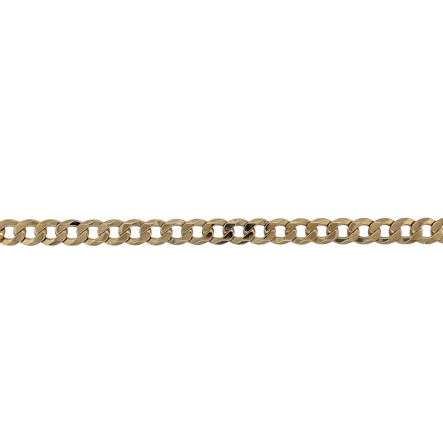 9ct Gold 8" Curb Bracelet