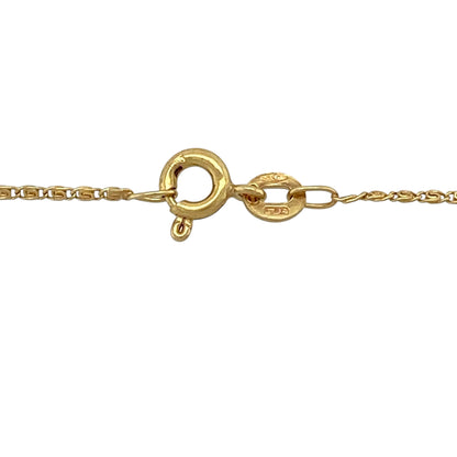 18ct Gold & Opalique 19" Necklace