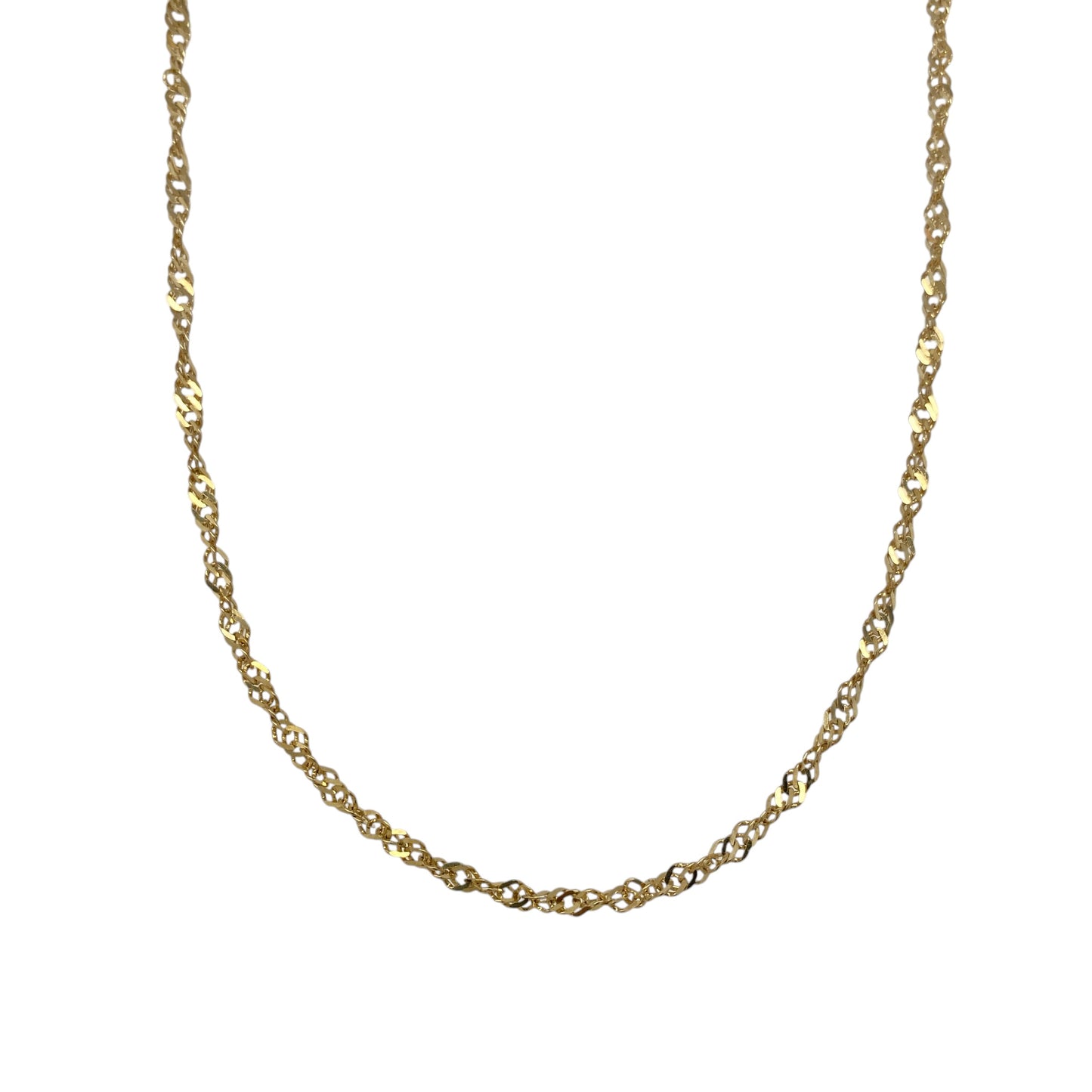 9ct Gold 16" Singapore Chain