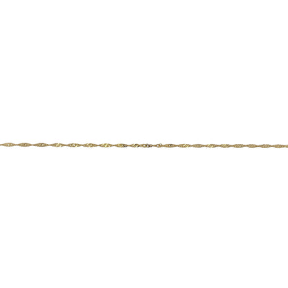 9ct Gold 16" Singapore Chain