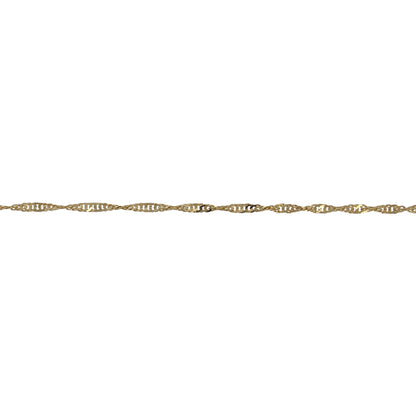 9ct Gold 18" Singapore Chain