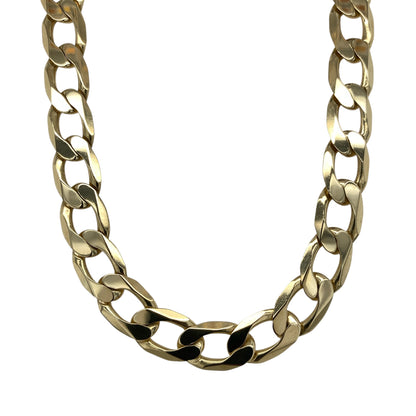 10ct Gold 23" Curb Chain