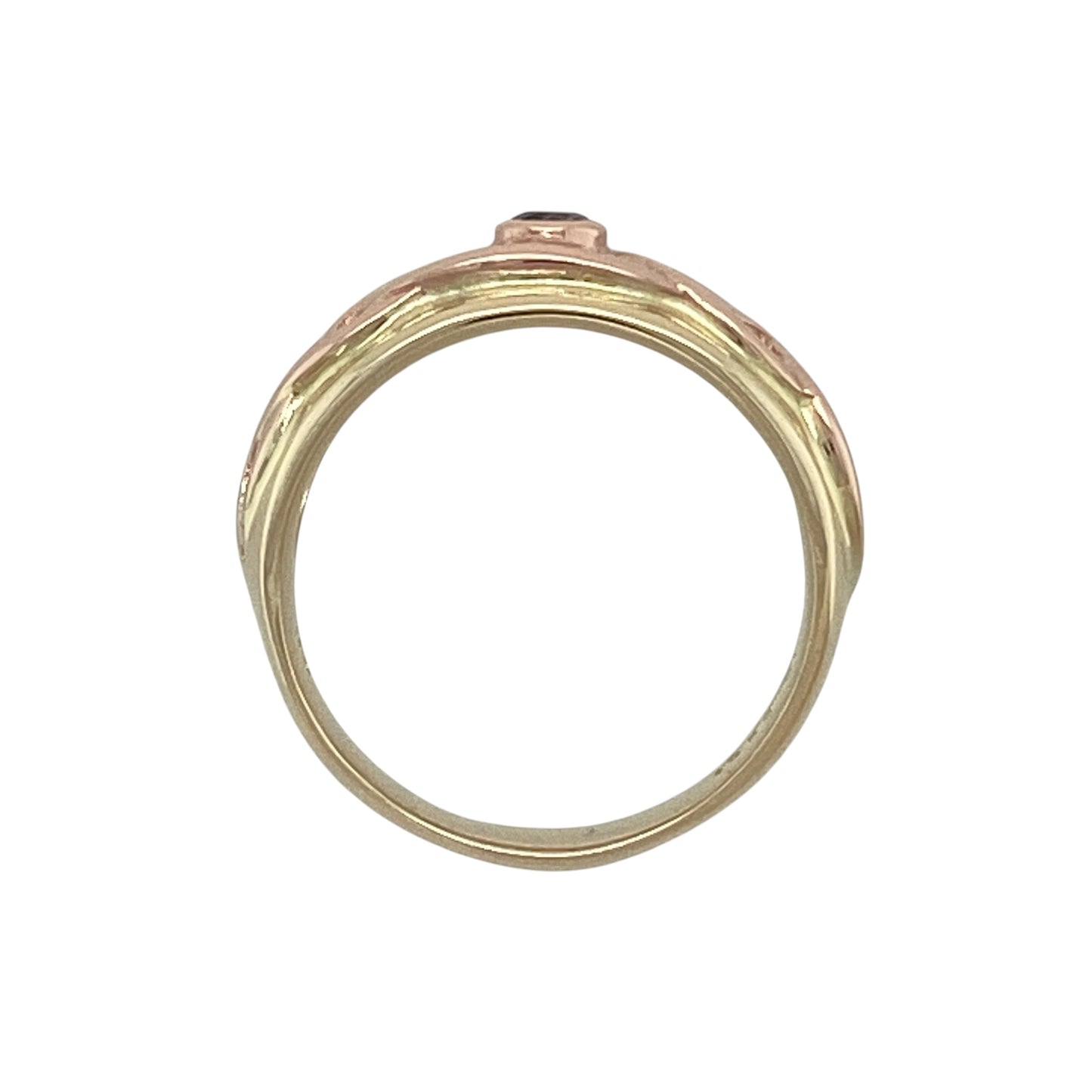 9ct Gold & Sapphire Clogau Celtic Band Ring