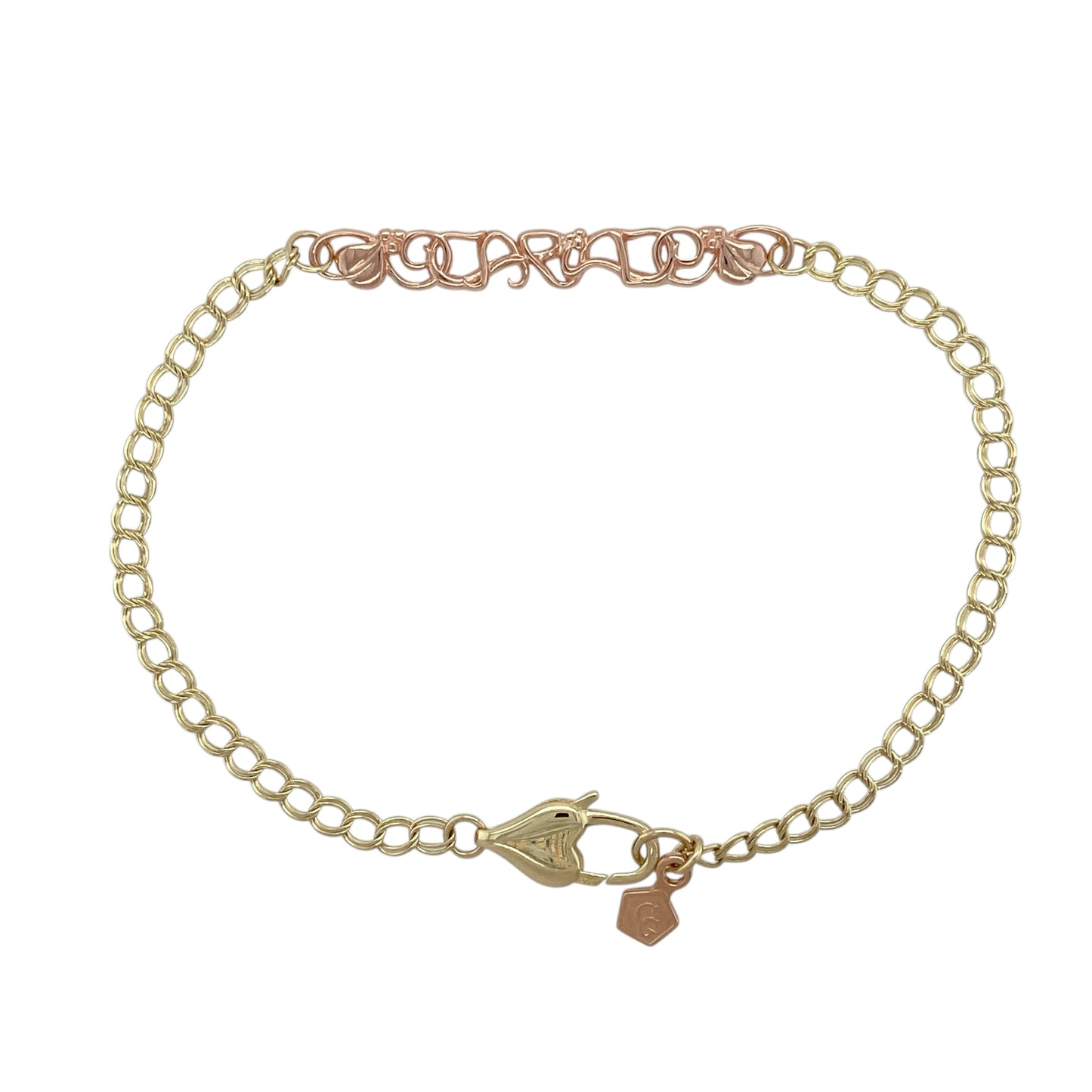 9ct Gold Clogau Cariad 7.5" Bracelet