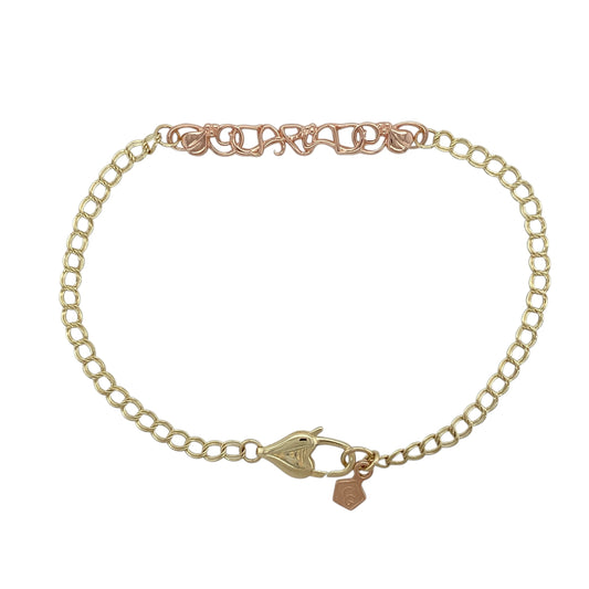 9ct Gold Clogau Cariad 7.5" Bracelet