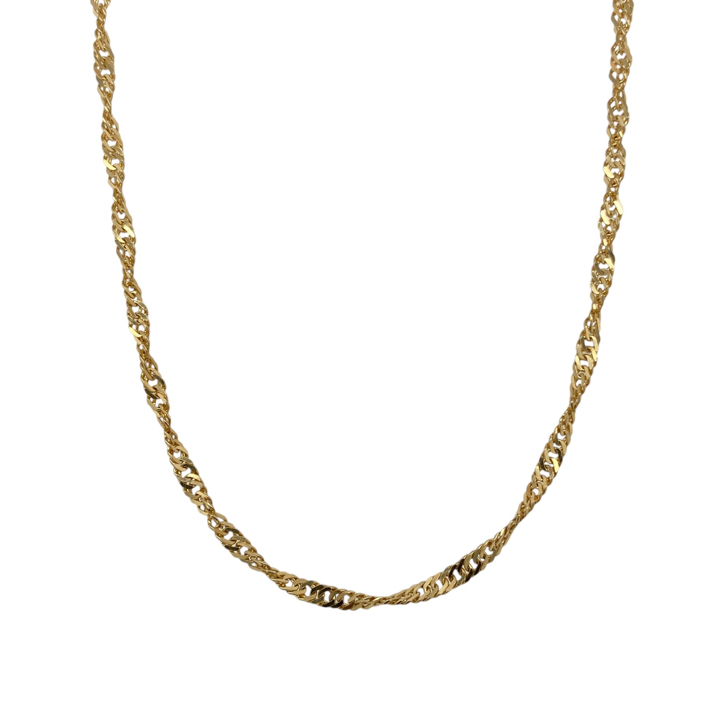 9ct Gold 22" Singapore Chain