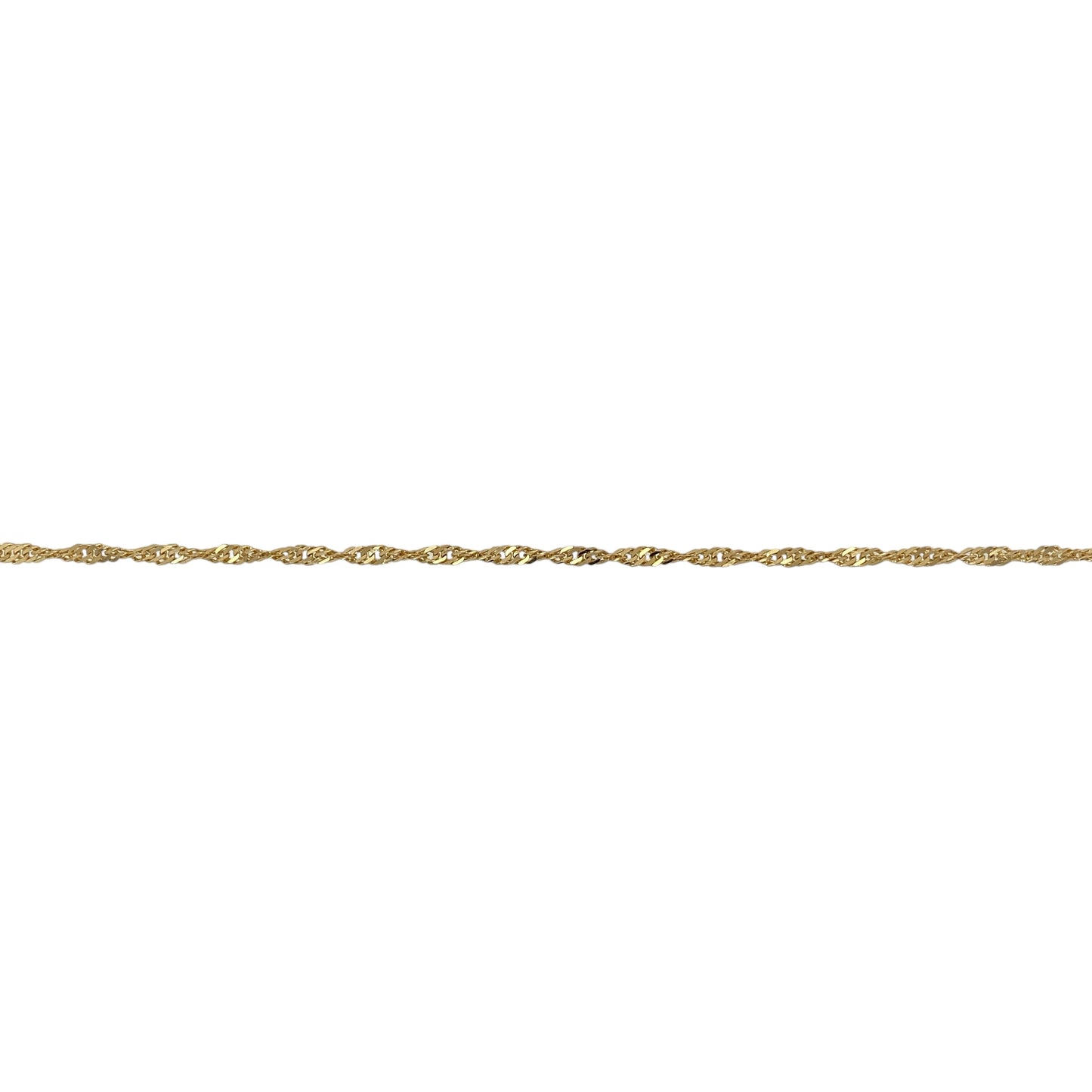 9ct Gold 22" Singapore Chain