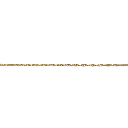 9ct Gold 22" Singapore Chain