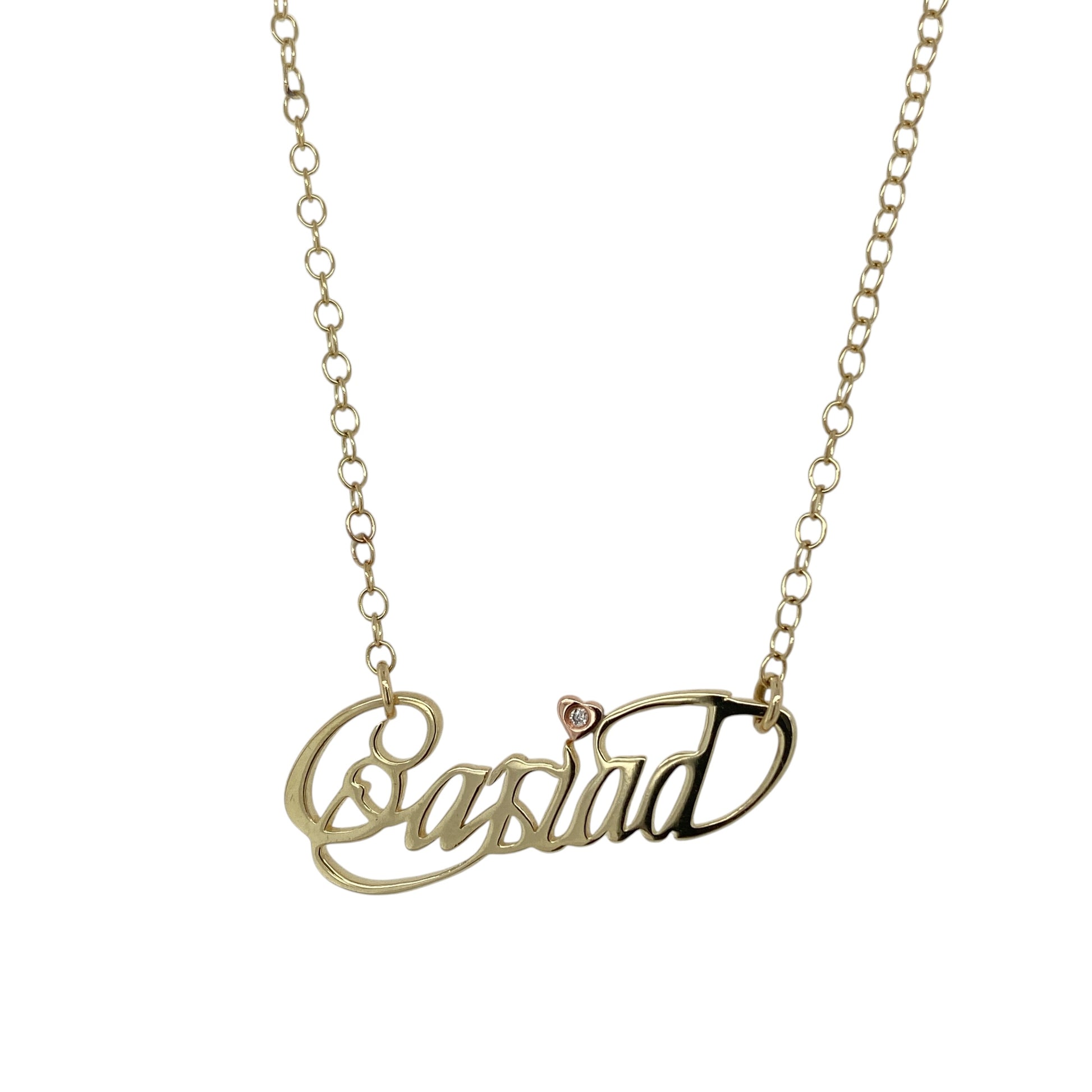 9ct Gold & Diamond Clogau Cariad 18" Necklace