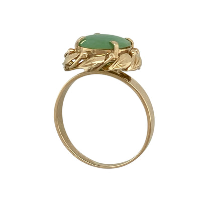 14ct Gold & Jade Ring