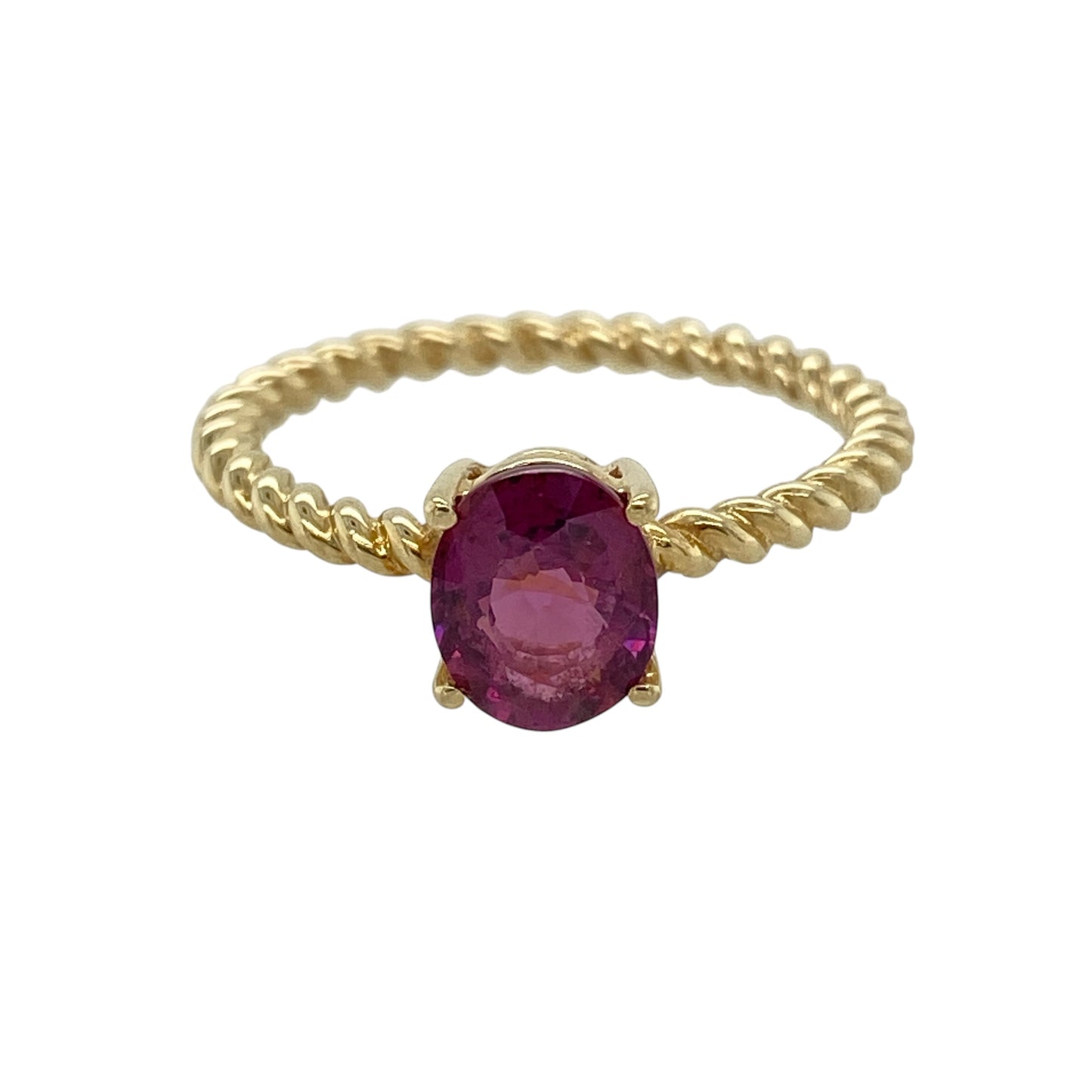 9ct Gold & Pink Tourmaline Ring