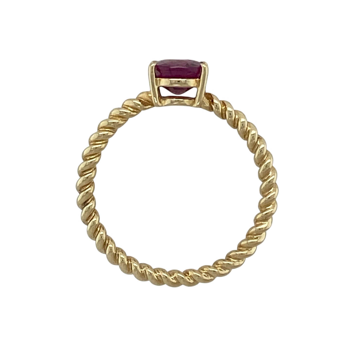 9ct Gold & Pink Tourmaline Ring