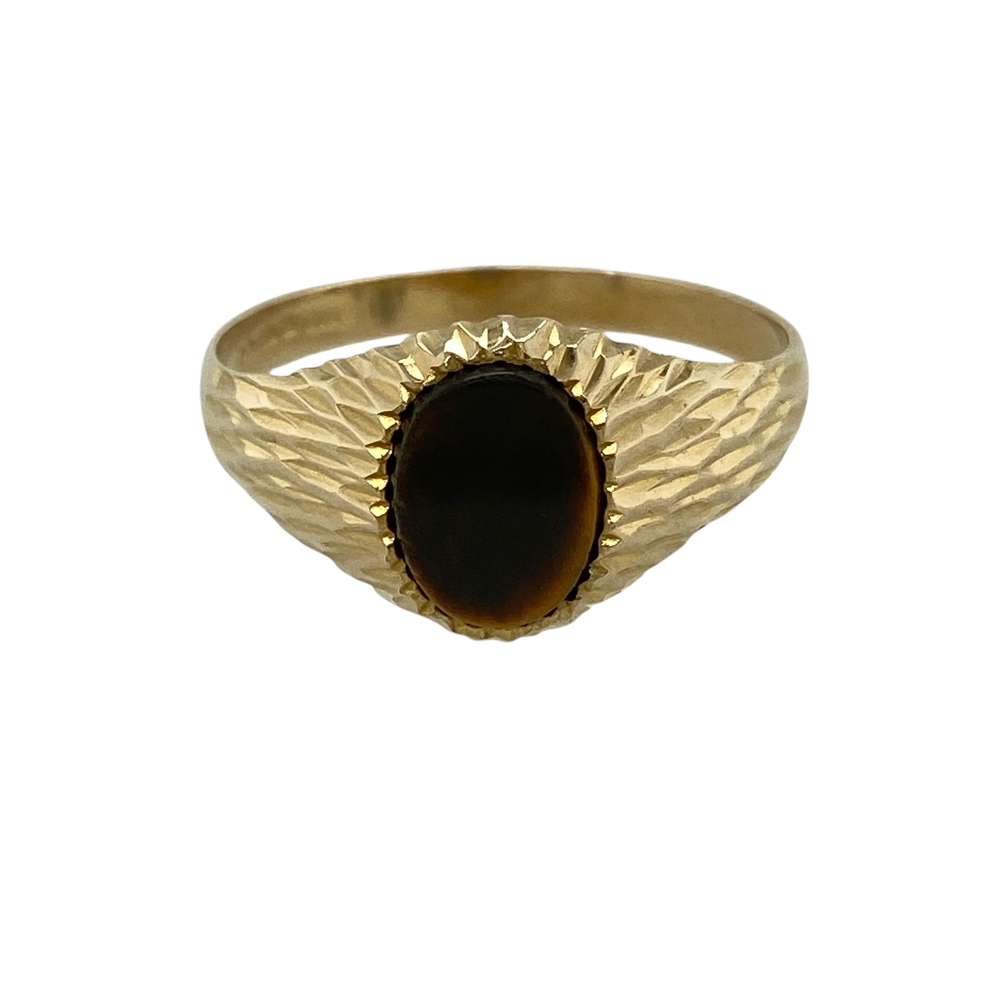 9ct Gold & Tiger's Eye Signet Ring