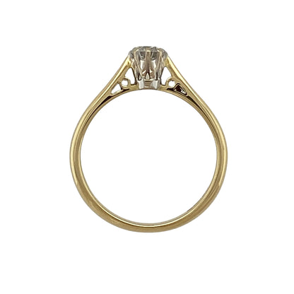 18ct Gold & Diamond Solitaire Ring