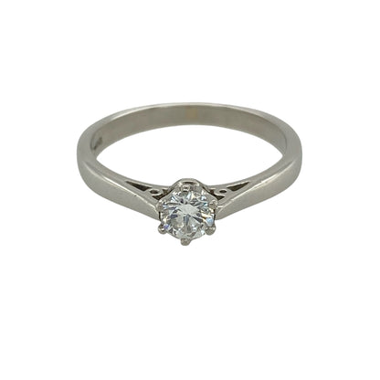 Platinum & Diamond Solitaire Ring