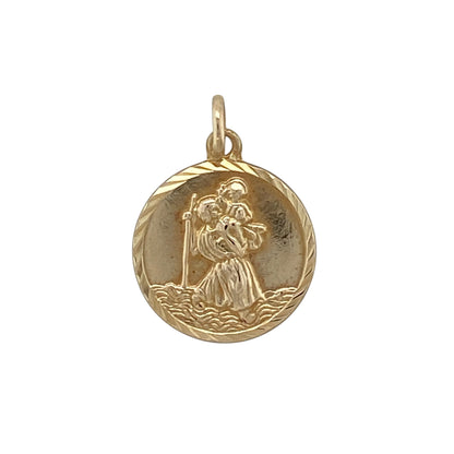 9ct Gold St Christopher Pendant