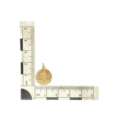 9ct Gold St Christopher Pendant